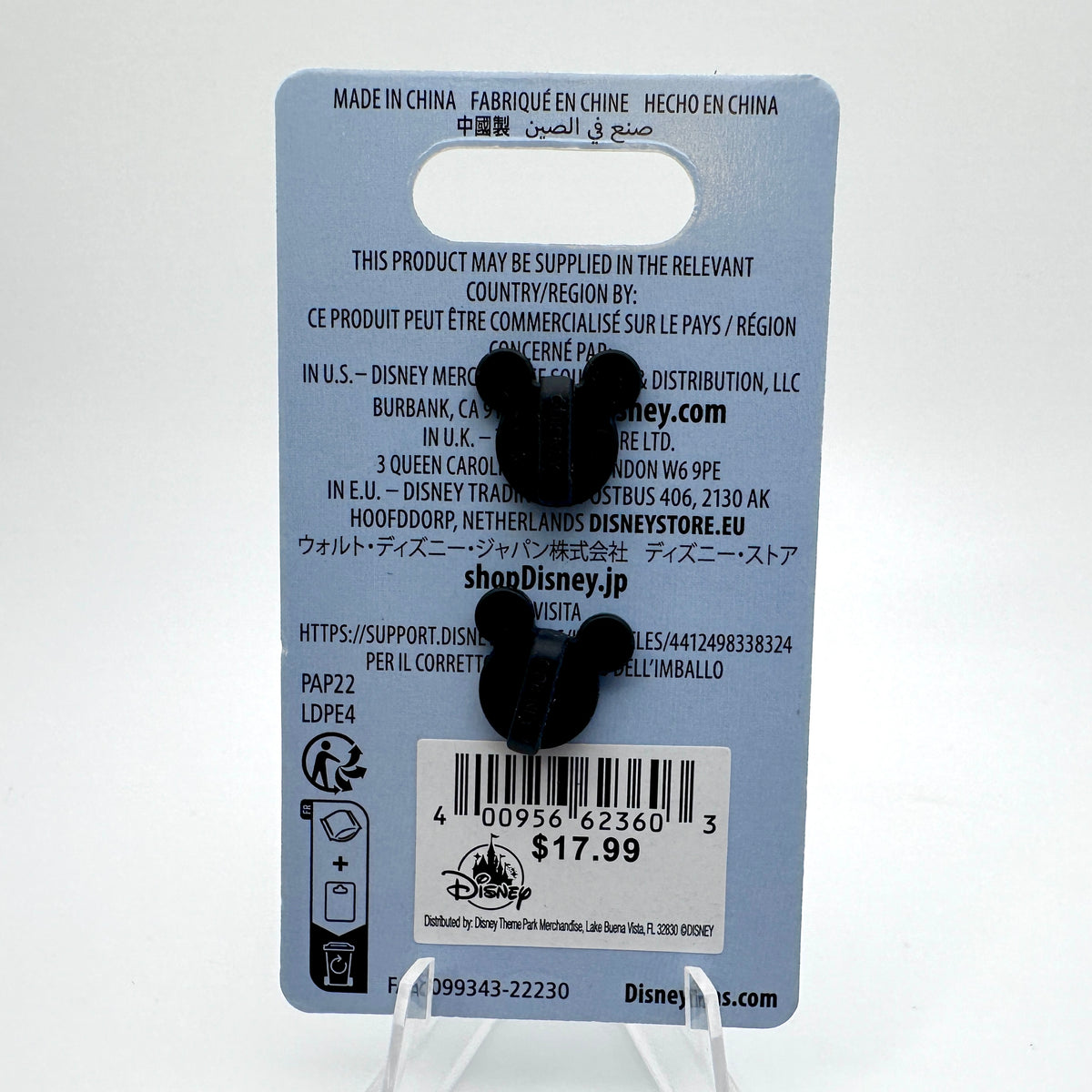 Disney Bambi Flower Earth Day 2023 Limited Release Pin on Card PP154778