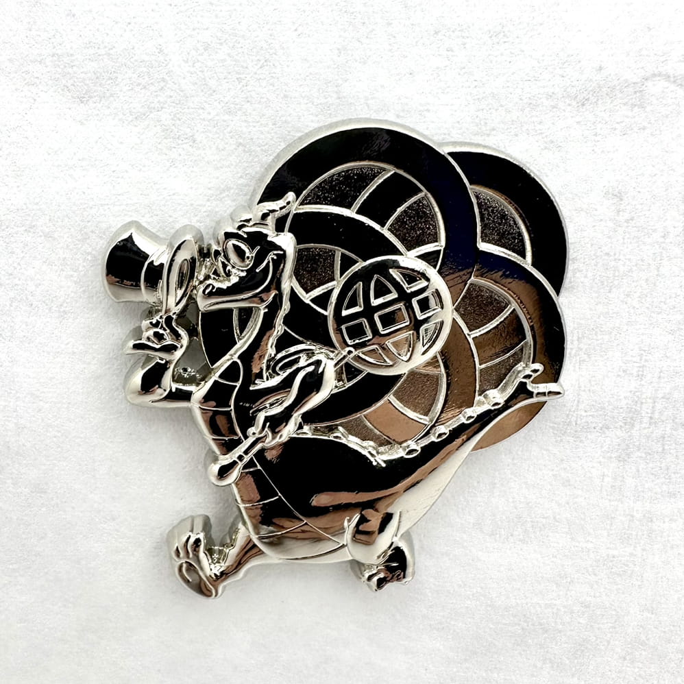 EPCOT 40th Anniversary Mystery Box - Dapper Figment Silver Chaser Pin