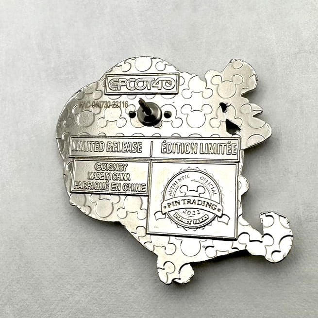 EPCOT 40th Anniversary Mystery Box - Dapper Figment Silver Chaser Pin