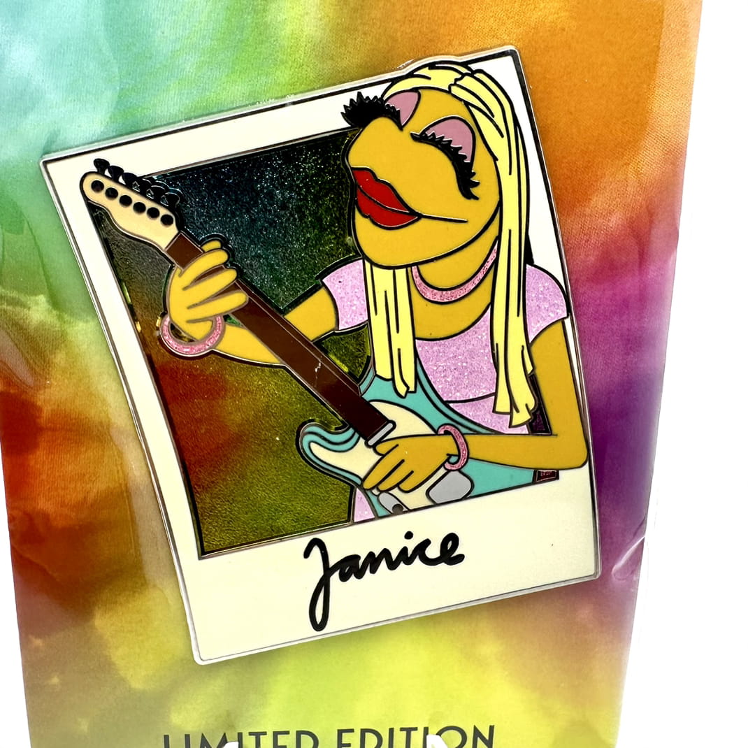 WDI The Muppets Mayhem Janice Photo Profile Portrait Pin - Limited Edition