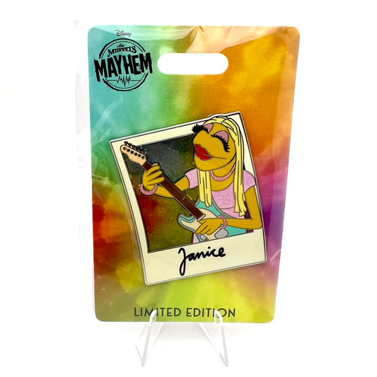 WDI The Muppets Mayhem Janice Photo Profile Portrait Pin - Limited Edition