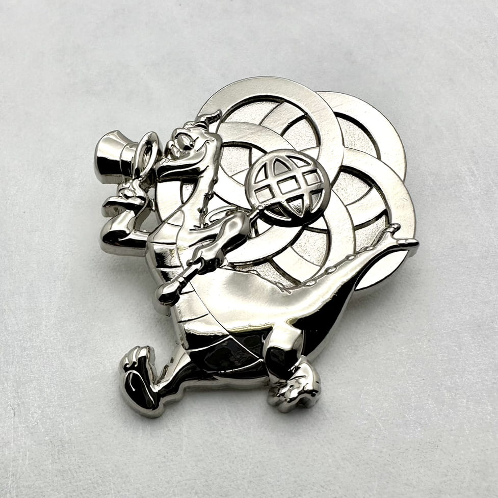 EPCOT 40th Anniversary Mystery Box - Dapper Figment Silver Chaser Pin