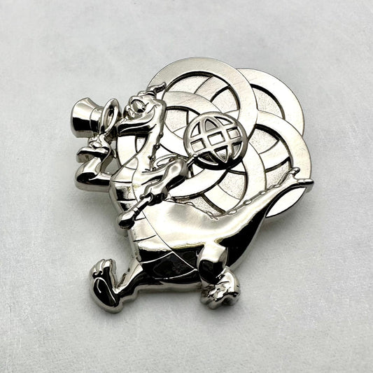 EPCOT 40th Anniversary Mystery Box - Dapper Figment Silver Chaser Pin