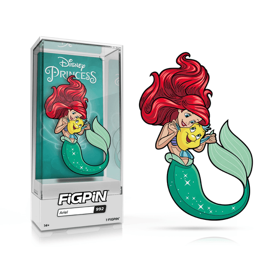 Ariel with Flounder FiGPiN #992 - D23 Expo Exclusive - Limited Edition of 1500