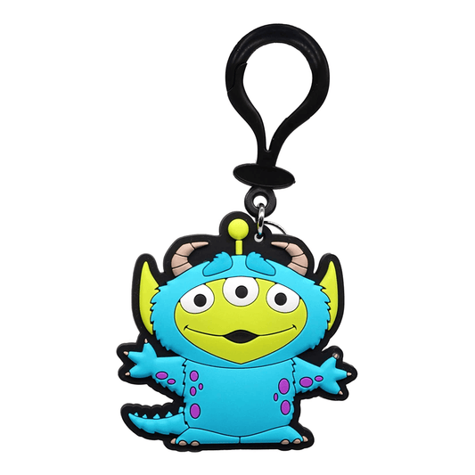 Toy Story Alien Remix Sulley PVC Soft Touch Bag Clip