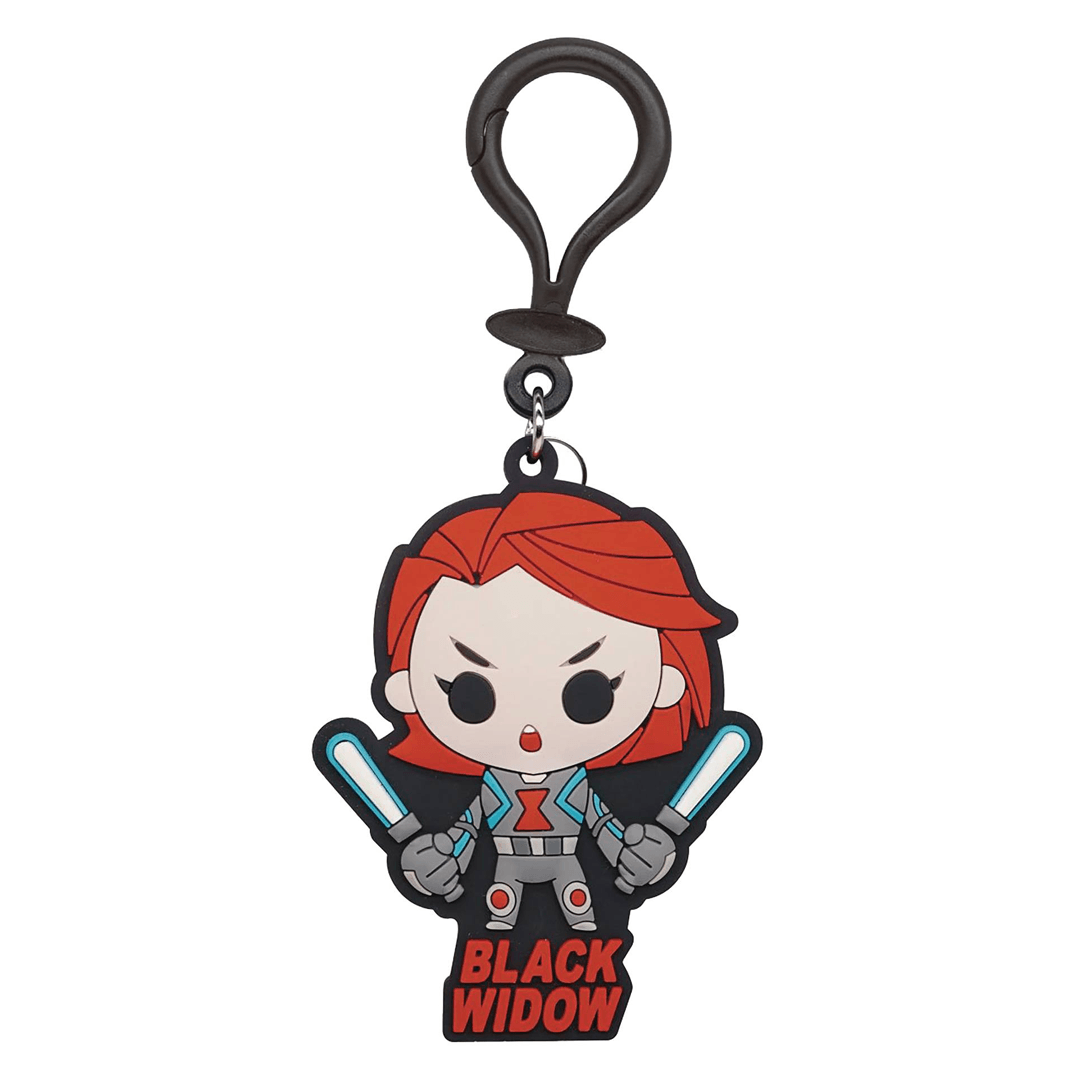 Black Widow PVC Soft Touch Bag Clip