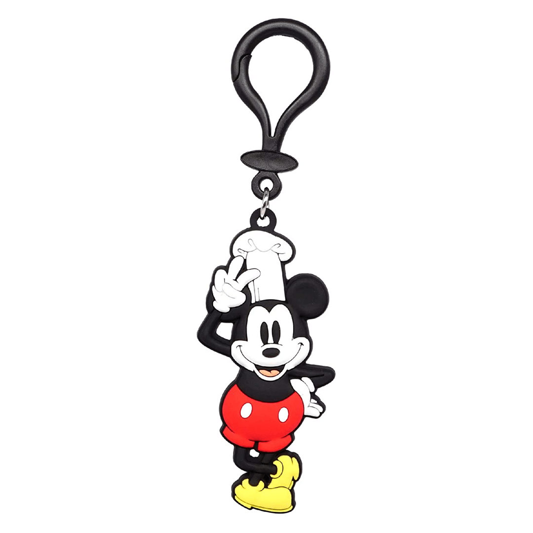 Retro Chef Mickey PVC Soft Touch Bag Clip
