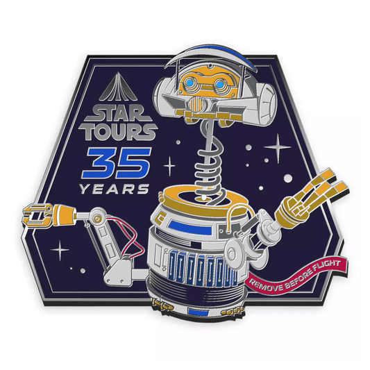 D23 Exclusive Star Tours 35th Anniversary Pin – Captain RX-24 – Limited Edition