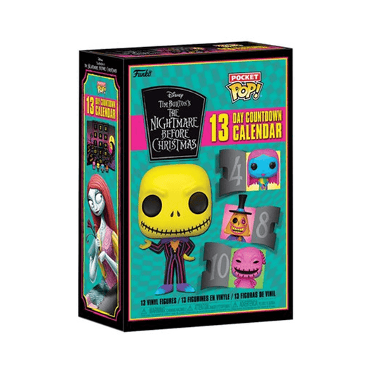 Funko Pocket Pop! The Nightmare Before Christmas Blacklight 13 Day Advent Calendar