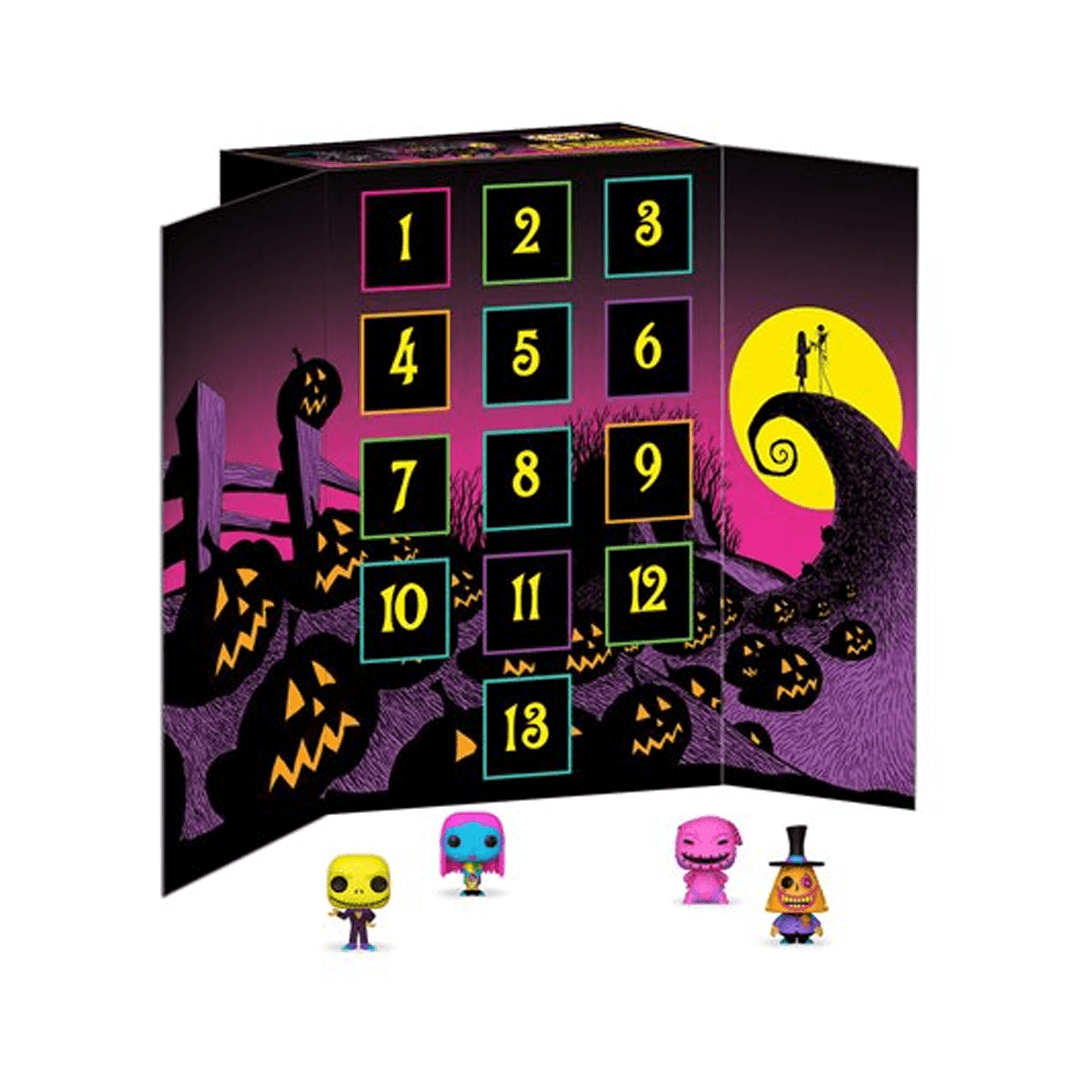 Funko Pocket Pop! The Nightmare Before Christmas Blacklight 13 Day Advent Calendar