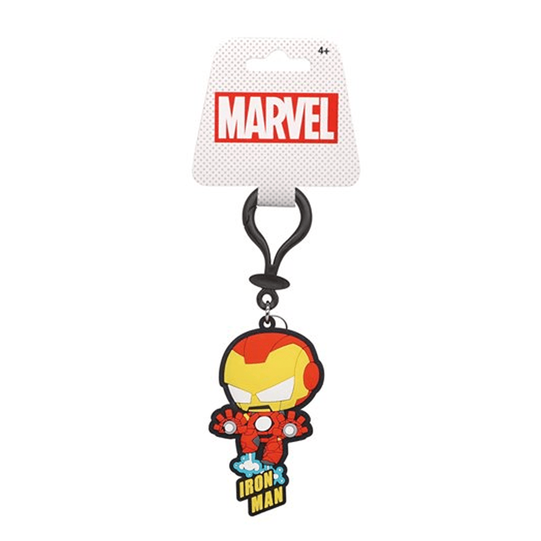 Iron Man PVC Soft Touch Bag Clip