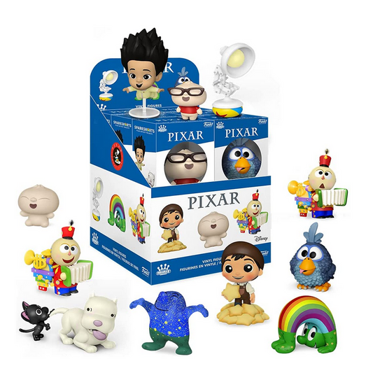 Funko Mini Vinyl Figures Bundle - Disney Pixar Shorts - Tinny Smiling & Metallic Versions