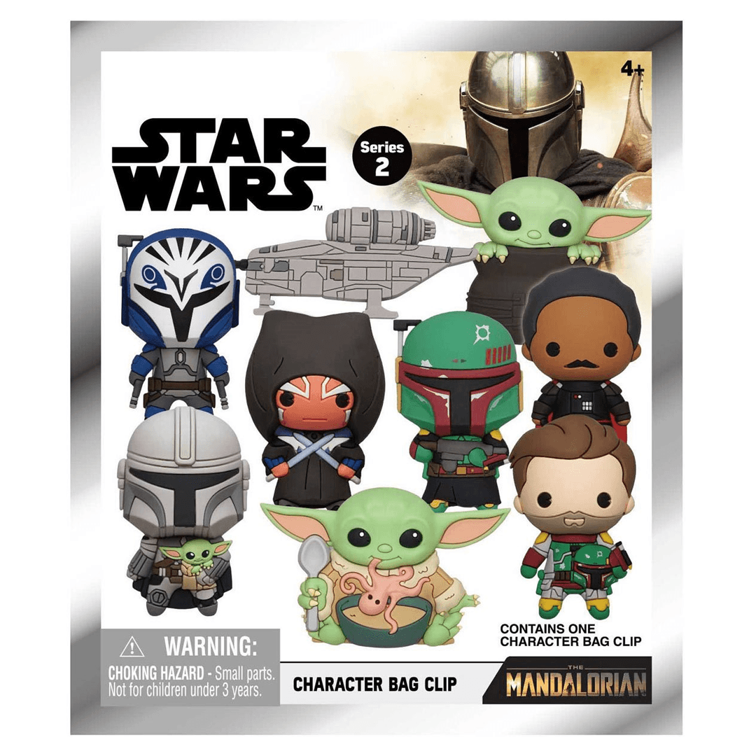 Star Wars The Mandalorian 3D Foam Bag Clip - Mystery Bag - UNOPENED