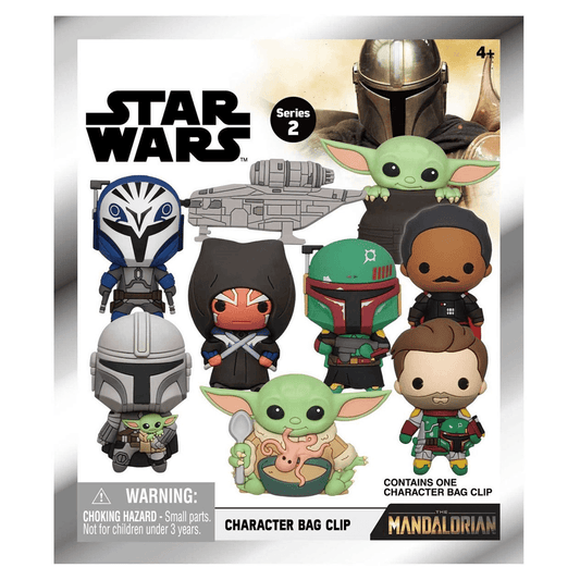 Star Wars The Mandalorian 3D Foam Bag Clip - Mystery Bag - UNOPENED