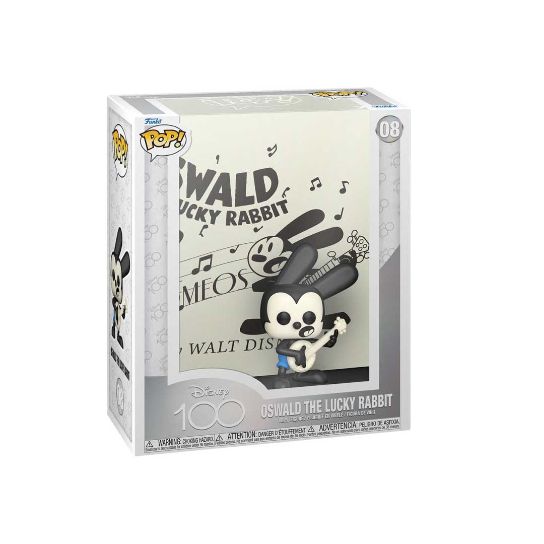 Funko Pop! Disney 100th - Oswald the Lucky Rabbit Art Cover Figure with Case