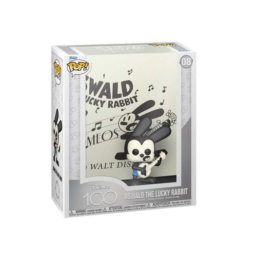 Funko Pop! Disney 100th - Oswald the Lucky Rabbit Art Cover Figure with Case