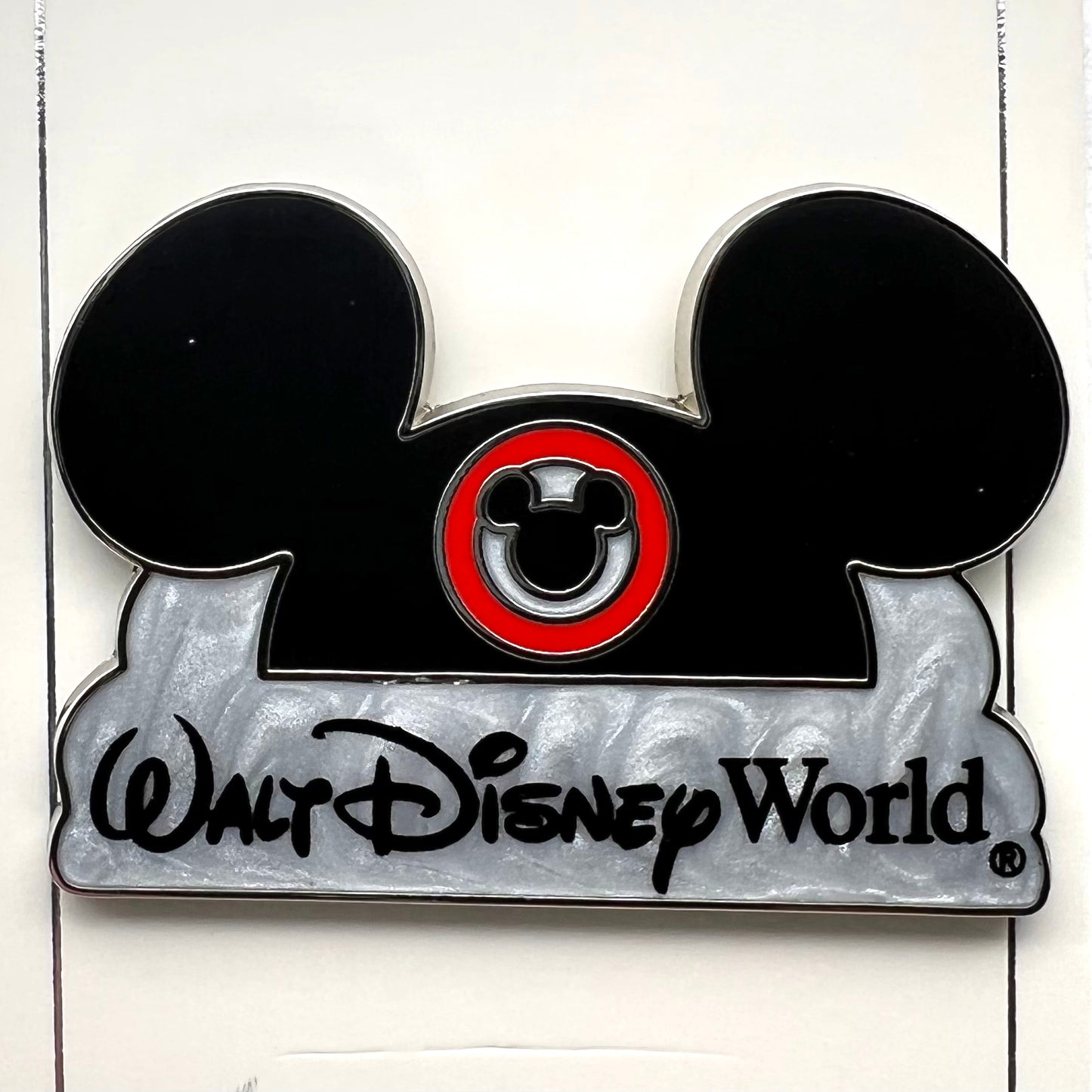 WDW Ear Hat Logo Pin