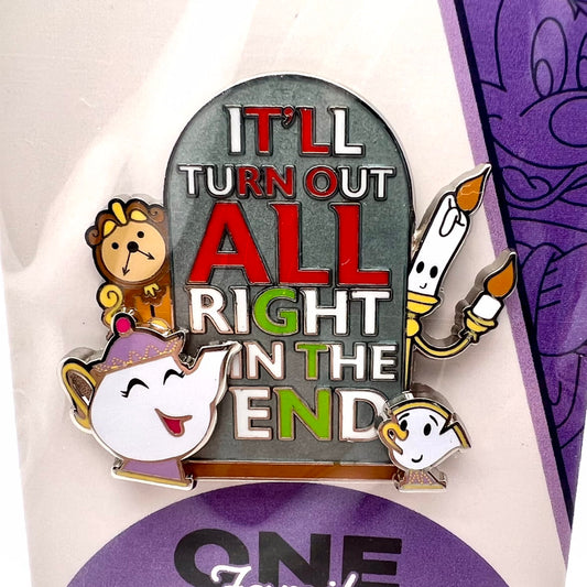 Beauty and the Beast – Family Motto – Disney One Family Pin Celebration 2022 – Limited Edition