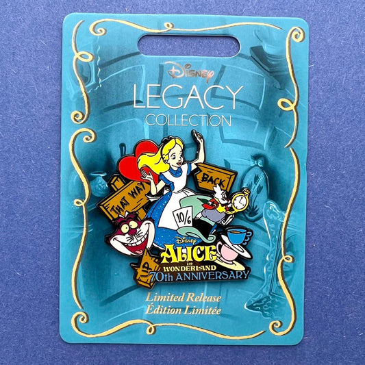 Alice in Wonderland 70th Anniversary Limited Release Pin