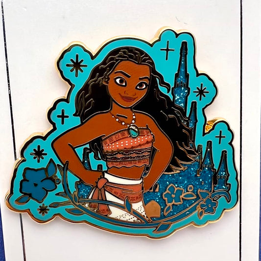 Blue Sparkle Castle - Moana Pin