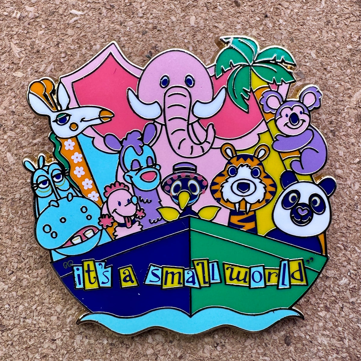 Disney It's a Small World Animals Boat Pin 2023 PP153072