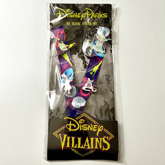 Villains Pin Trading Starter Set with Lanyard