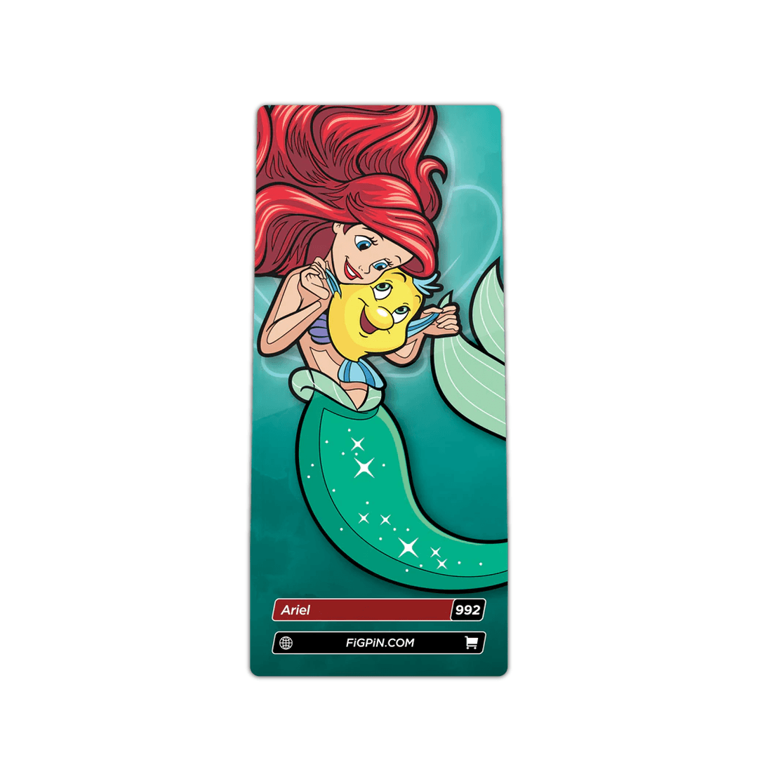 Ariel with Flounder FiGPiN #992 - D23 Expo Exclusive - Limited Edition of 1500