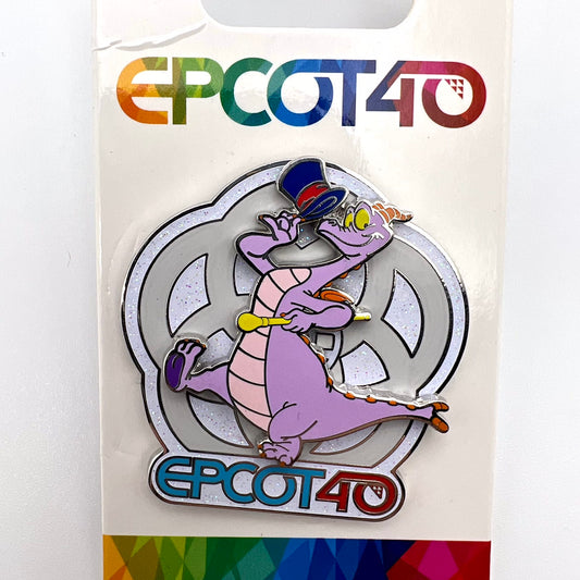 EPCOT 40th Anniversary Dapper Figment Pin