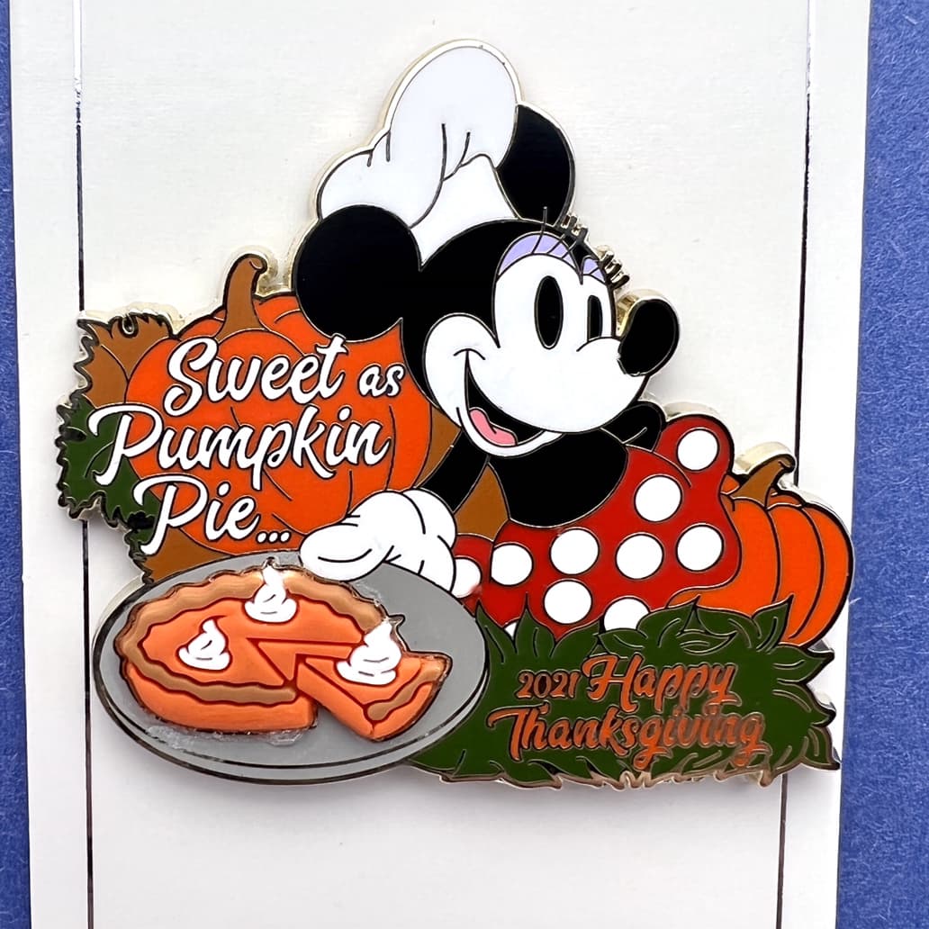 Happy Thanksgiving 2021 - Limited Release Minnie Mouse Pin