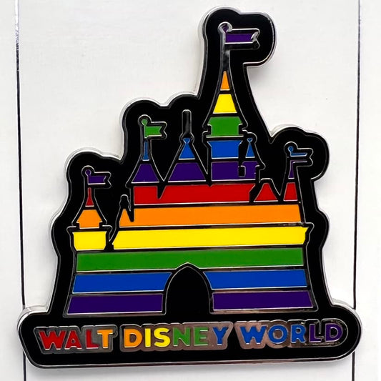 WDW Cinderella Castle Rainbow Pin