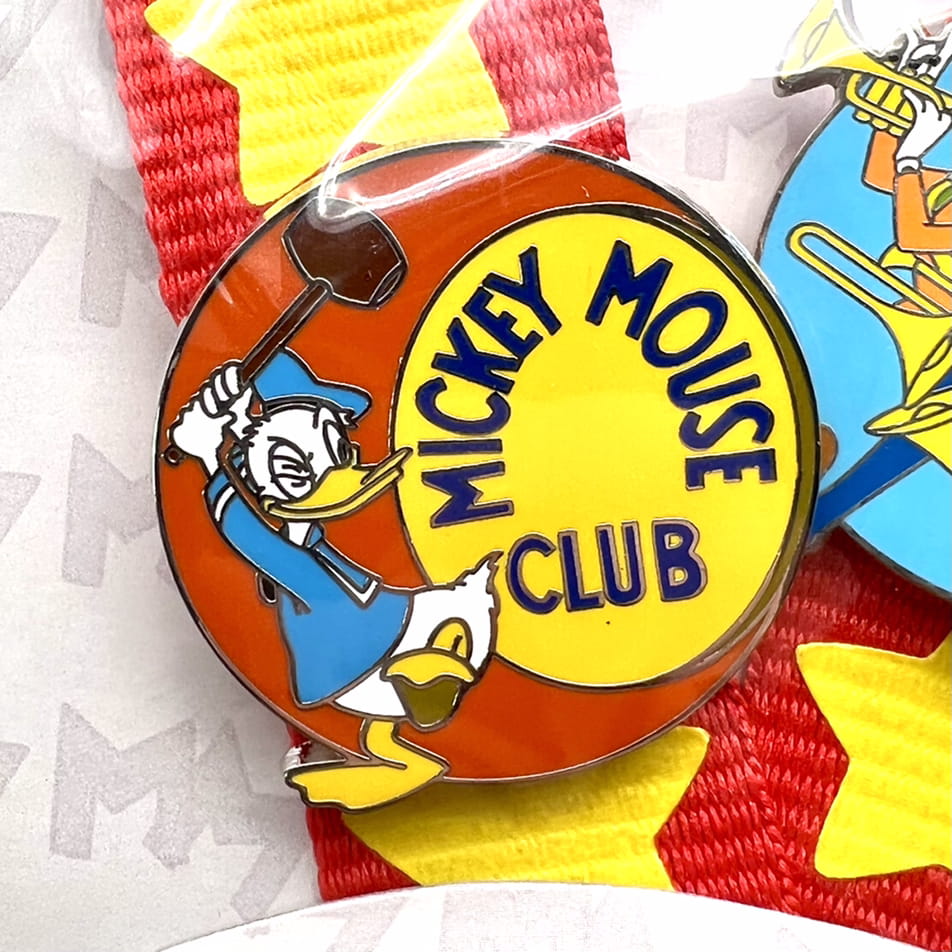 Mickey Mouse Club Pin Trading Starter Set with Lanyard