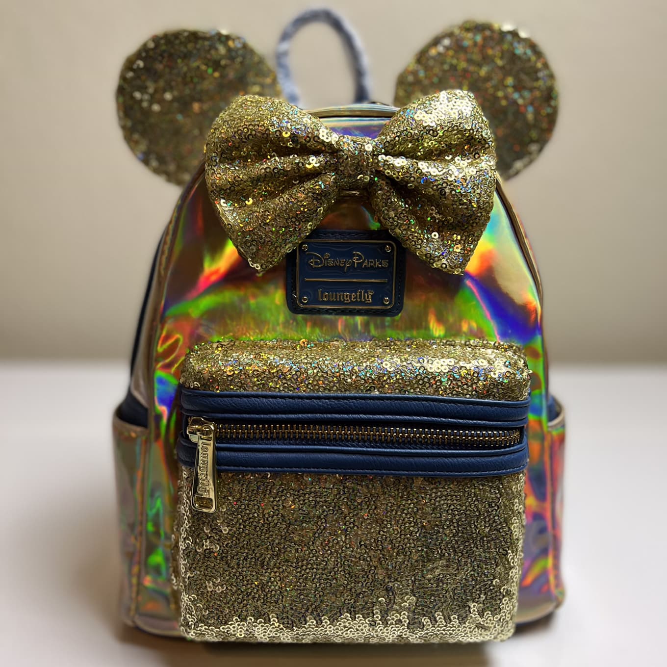 Loungefly EARidescent Shimmer Mini 50th Backpack