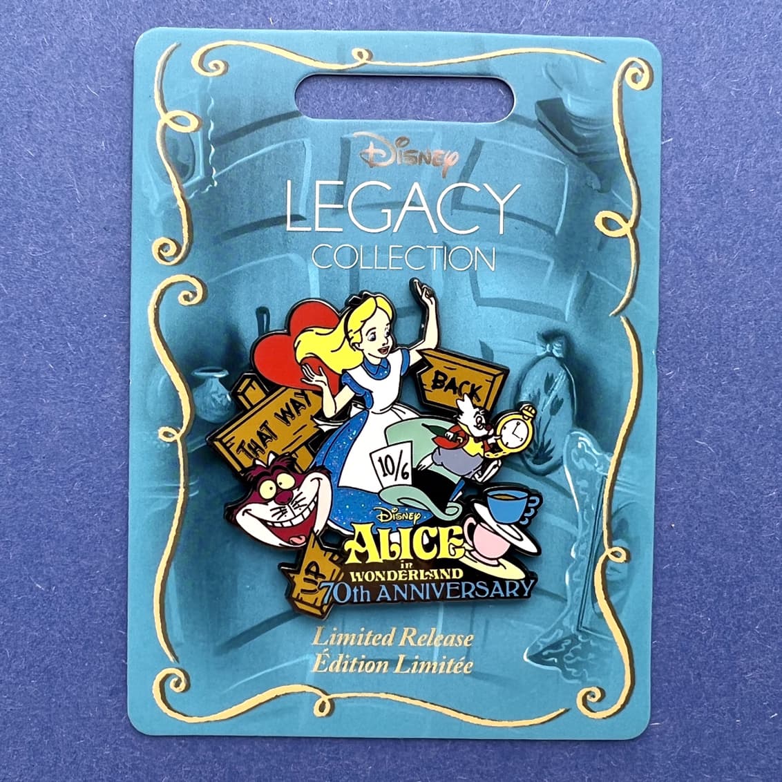 Alice in Wonderland 70th Anniversary Limited Release Pin