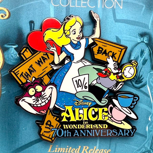 Alice in Wonderland 70th Anniversary Limited Release Pin