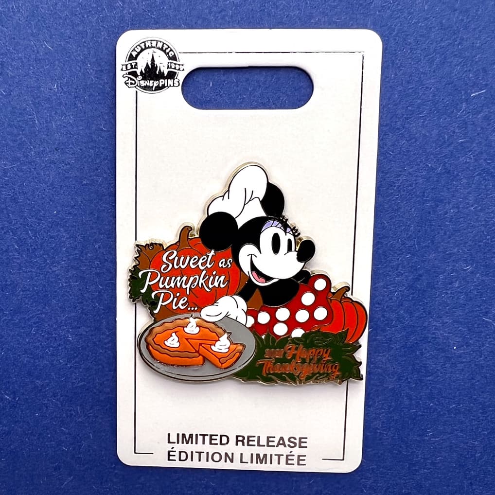 Happy Thanksgiving 2021 - Limited Release Minnie Mouse Pin