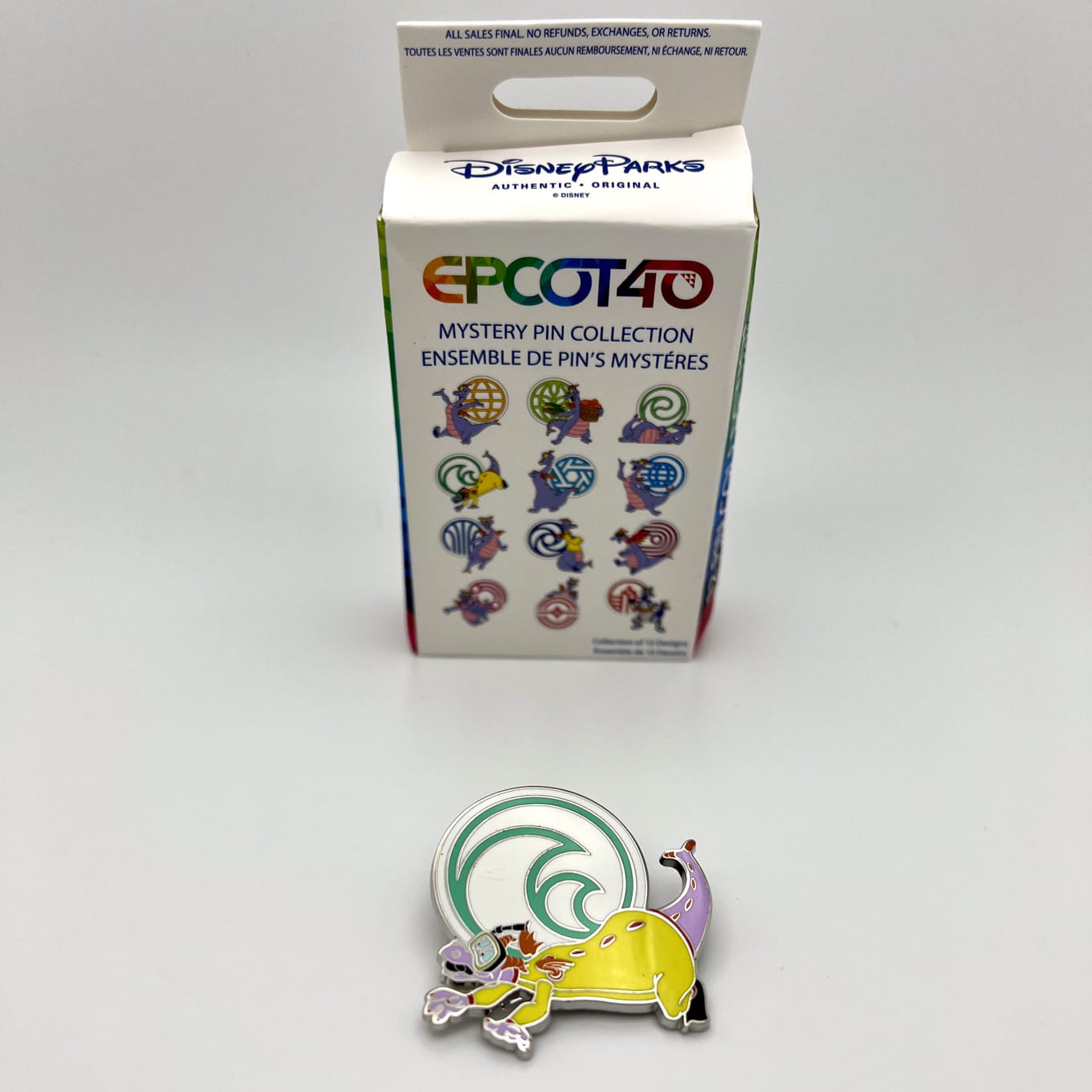 EPCOT 40th Anniversary Mystery Pin - The Seas Pavilion Figment Pin