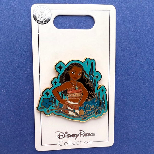 Blue Sparkle Castle - Moana Pin