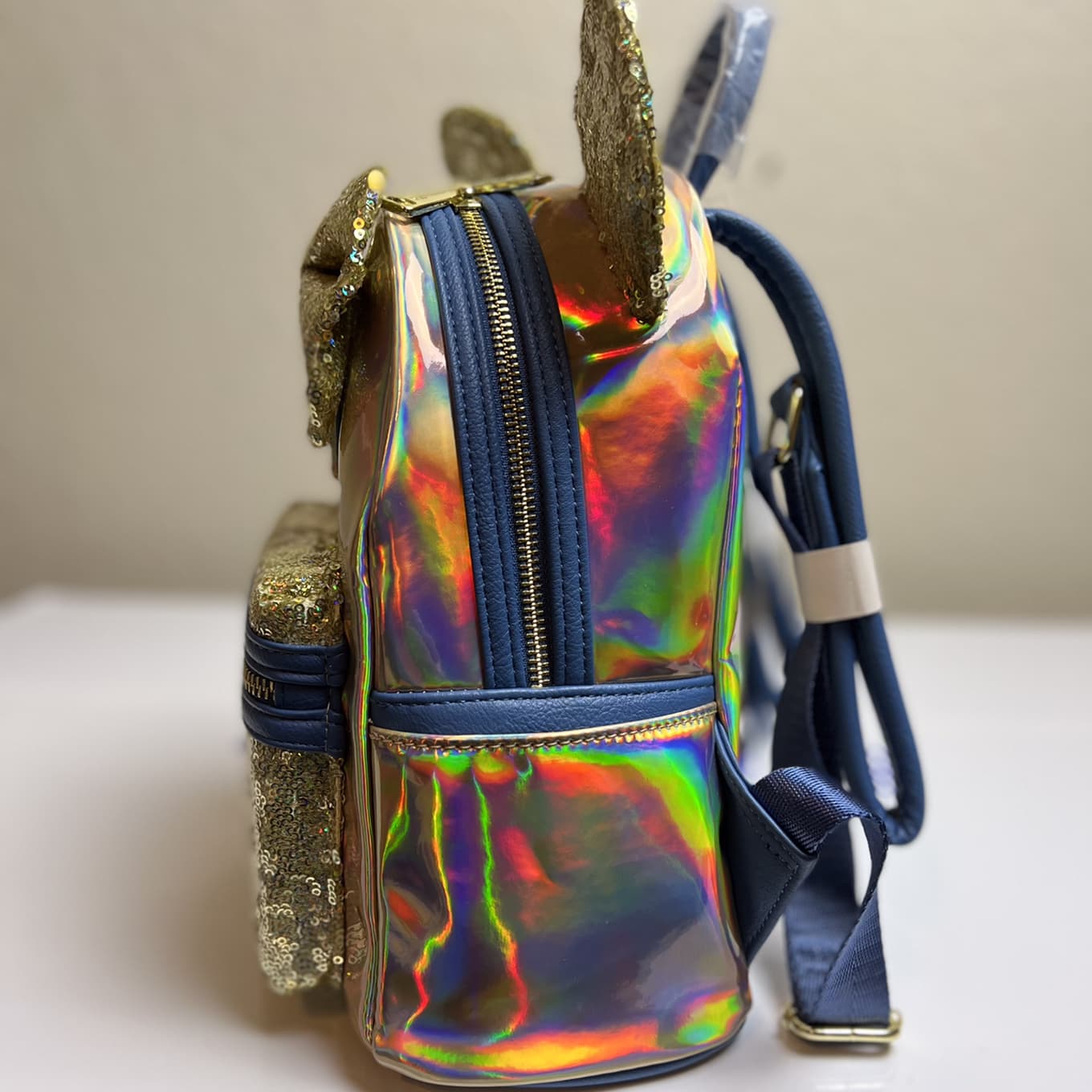 Loungefly EARidescent Shimmer Mini 50th Backpack