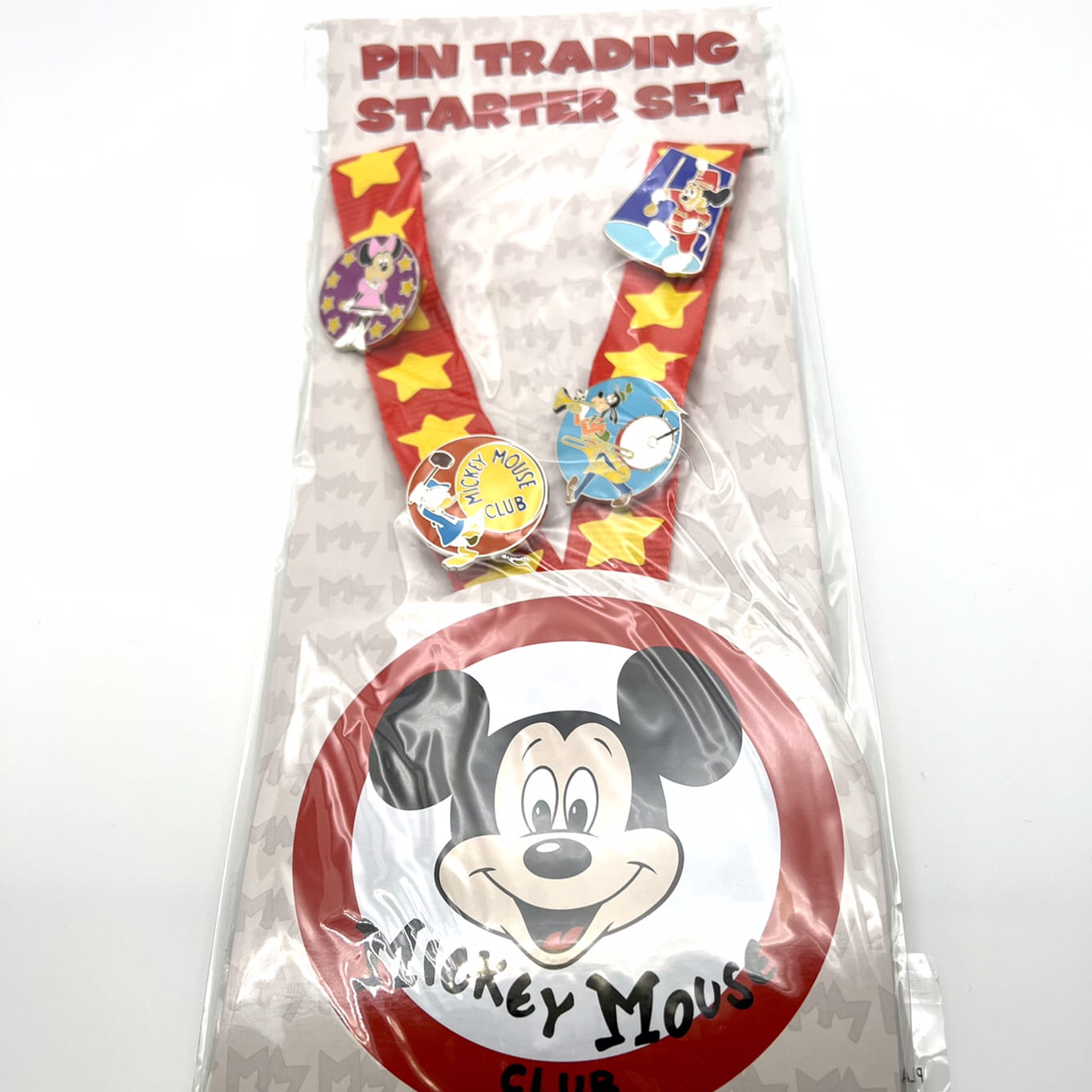 Mickey Mouse Club Pin Trading Starter Set with Lanyard