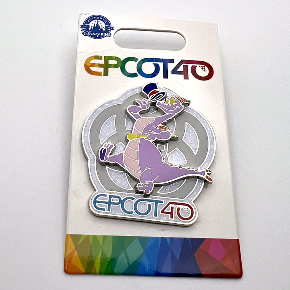 EPCOT 40th Anniversary Dapper Figment Pin